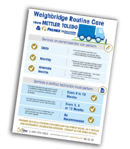 Weighbridge Routine Care Guide